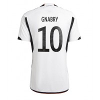 Koszulka piłkarska Niemcy Serge Gnabry #10 Strój Domowy MŚ 2022 tanio Krótki Rękaw